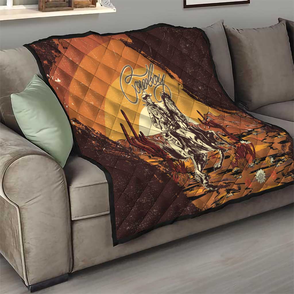 Cowboy Quilt Ride Em Cowboy