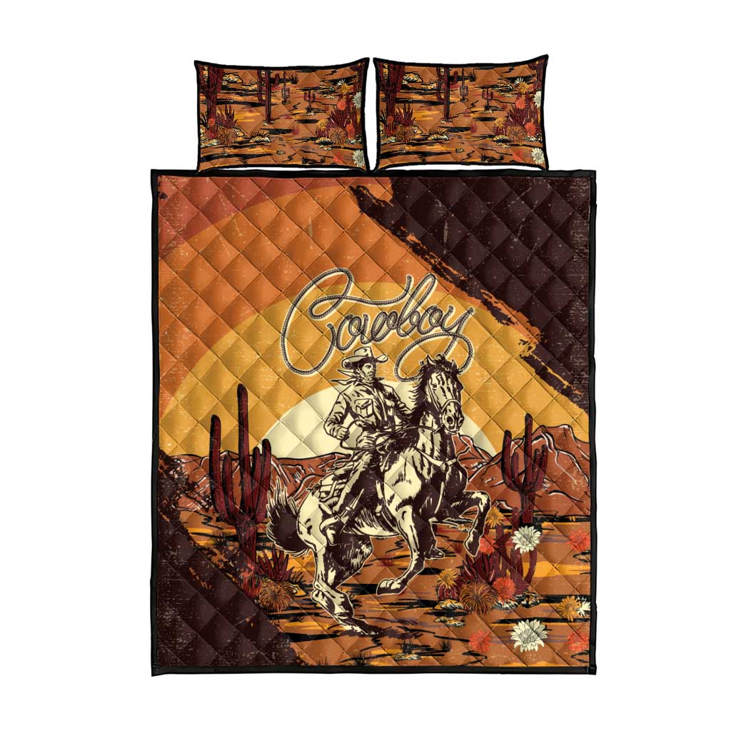 Cowboy Quilt Bed Set Ride Em Cowboy