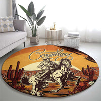 Cowboy Round Carpet Ride Em Cowboy
