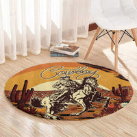 Cowboy Round Carpet Ride Em Cowboy