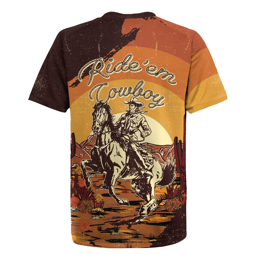 Cowboy Rugby Jersey Ride Em Cowboy