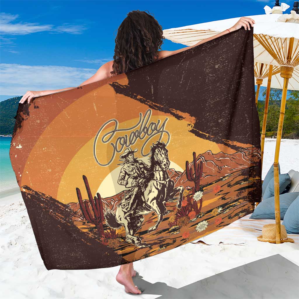 Cowboy Sarong Ride Em Cowboy