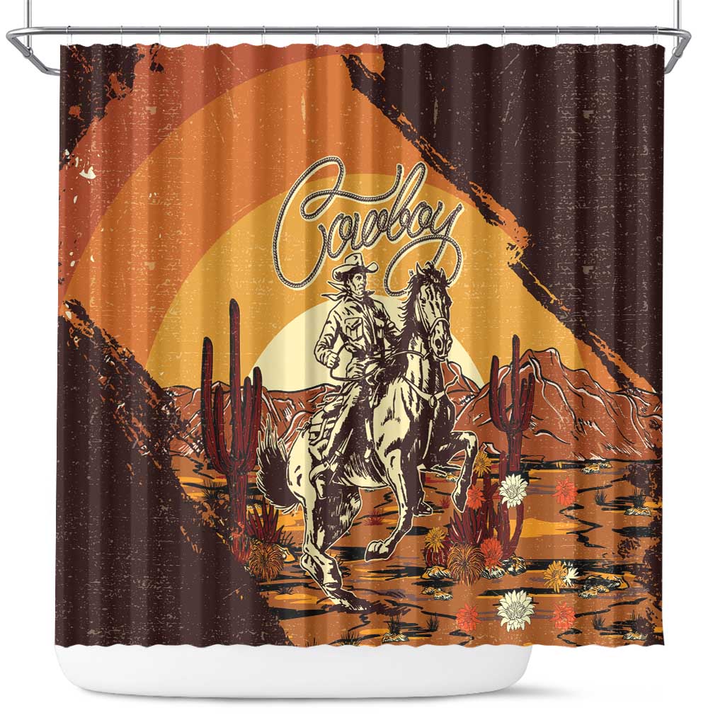 Cowboy Shower Curtain Ride Em Cowboy