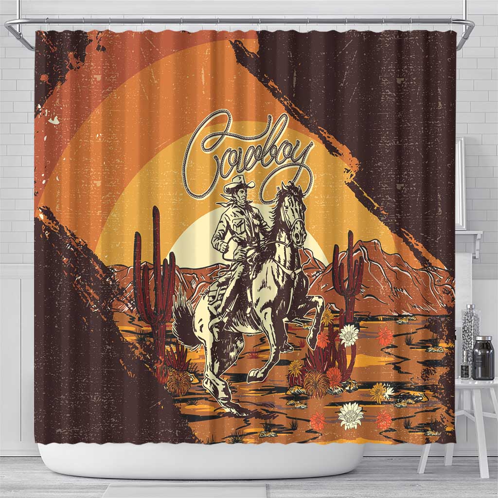 Cowboy Shower Curtain Ride Em Cowboy