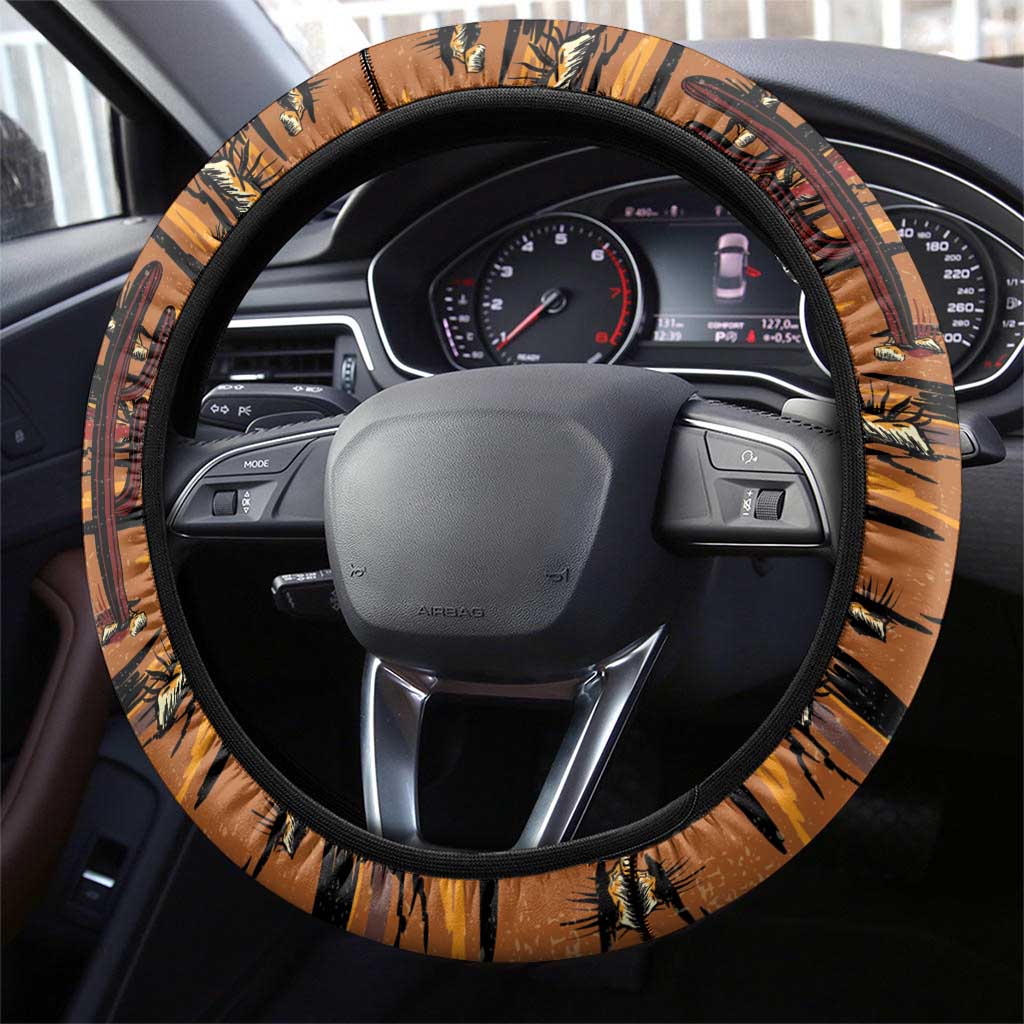 Cowboy Steering Wheel Cover Ride Em Cowboy