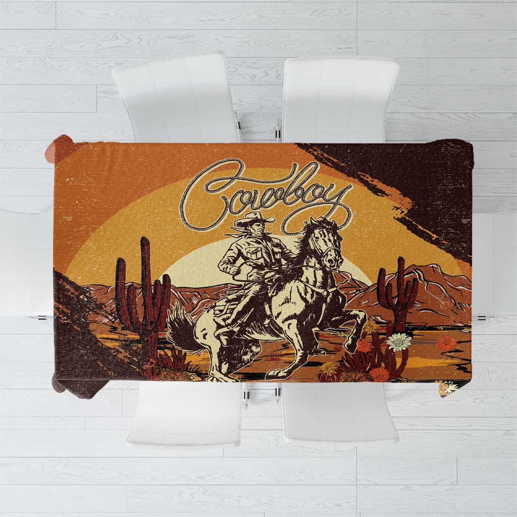 Cowboy Tablecloth Ride Em Cowboy