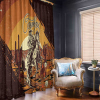 Cowboy Window Curtain Ride Em Cowboy