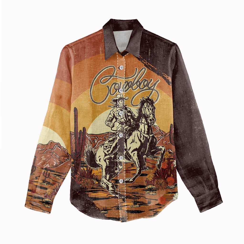 Cowboy Women Casual Shirt Ride Em Cowboy