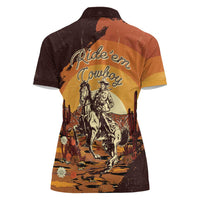Cowboy Women Polo Shirt Ride Em Cowboy