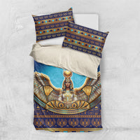 Egyptian Goddess Isis Bedding Set Ancient Mythology Winged Queen