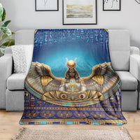 Egyptian Goddess Isis Blanket Ancient Mythology Winged Queen