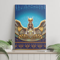 Egyptian Goddess Isis Canvas Wall Art Ancient Mythology Winged Queen