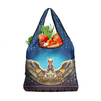 Egyptian Goddess Isis Grocery Bag Ancient Mythology Winged Queen