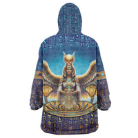 Egyptian Goddess Isis Kid Wearable Blanket Hoodie Ancient Mythology Winged Queen