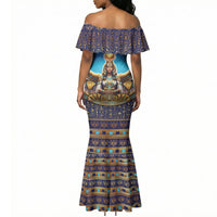 Egyptian Goddess Isis Mermaid Dress Ancient Mythology Winged Queen