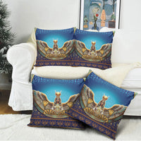 Egyptian Goddess Isis Pillow Cover Ancient Mythology Winged Queen