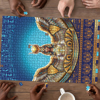 Egyptian Goddess Isis Puzzle Ancient Mythology Winged Queen