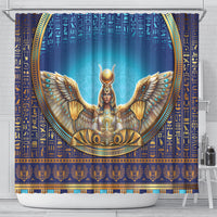 Egyptian Goddess Isis Shower Curtain Ancient Mythology Winged Queen