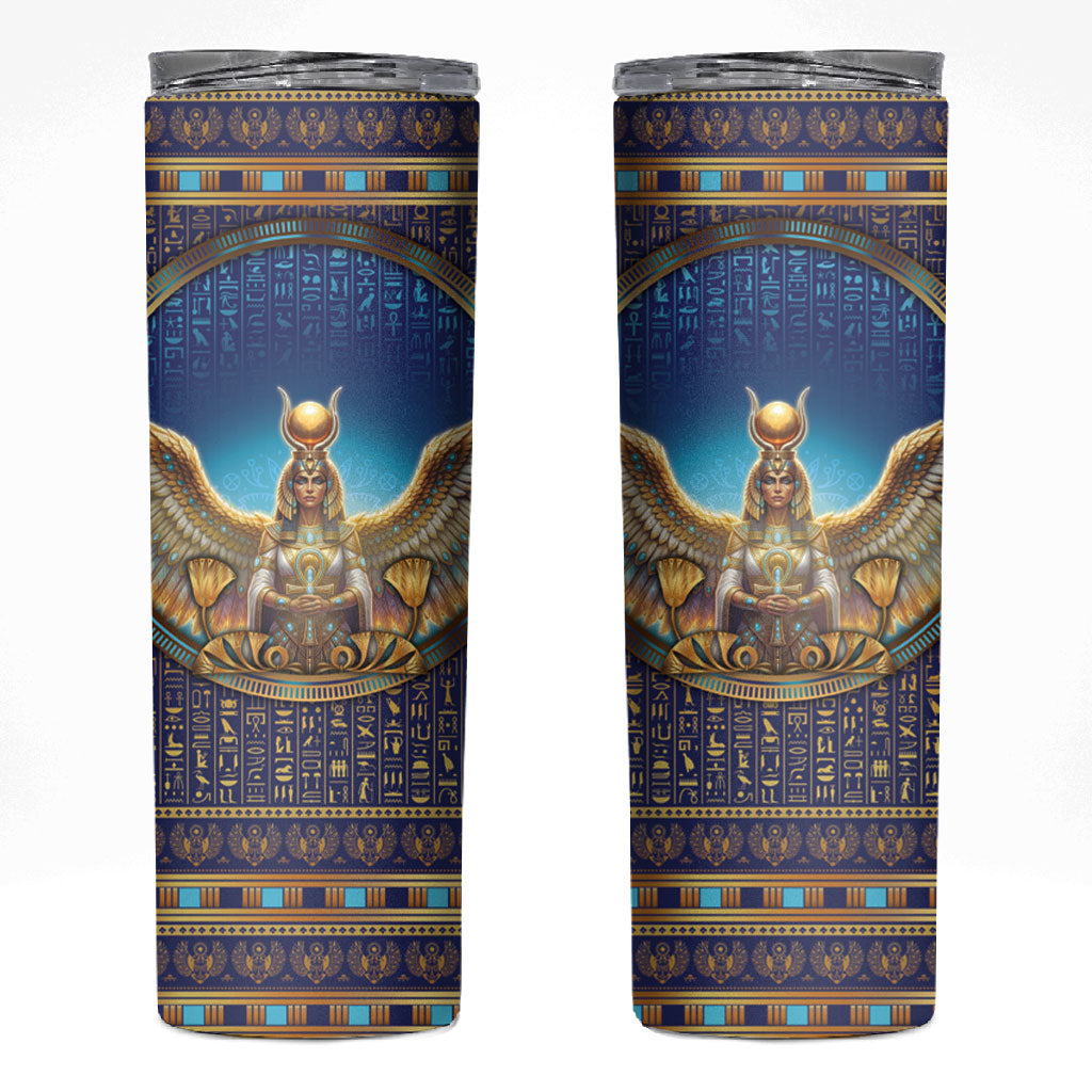 Egyptian Goddess Isis Skinny Tumbler Ancient Mythology Winged Queen