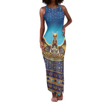 Egyptian Goddess Isis Tank Maxi Dress Ancient Mythology Winged Queen