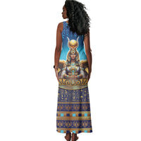 Egyptian Goddess Isis Tank Maxi Dress Ancient Mythology Winged Queen