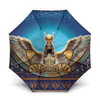Egyptian Goddess Isis Umbrella Ancient Mythology Winged Queen