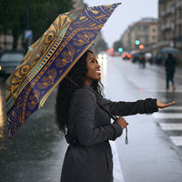 Egyptian Goddess Isis Umbrella Ancient Mythology Winged Queen