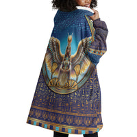 Egyptian Goddess Isis Wearable Blanket Hoodie Ancient Mythology Winged Queen