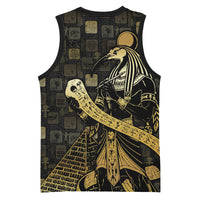 Egyptian God Thoth Basketball Jersey Ancient Mythology Ibis Wisdom Hieroglyphic