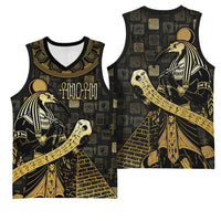 Egyptian God Thoth Basketball Jersey Ancient Mythology Ibis Wisdom Hieroglyphic