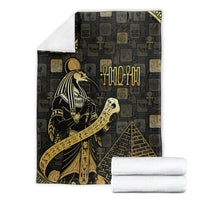 Egyptian God Thoth Blanket Ancient Mythology Ibis Wisdom Hieroglyphic