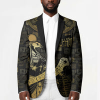 Egyptian God Thoth Blazer Ancient Mythology Ibis Wisdom Hieroglyphic