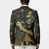Egyptian God Thoth Blazer Ancient Mythology Ibis Wisdom Hieroglyphic