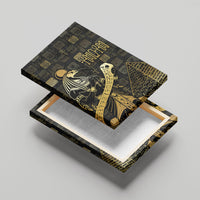 Egyptian God Thoth Canvas Wall Art Ancient Mythology Ibis Wisdom Hieroglyphic