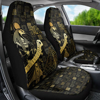 Egyptian God Thoth Car Seat Cover Ancient Mythology Ibis Wisdom Hieroglyphic