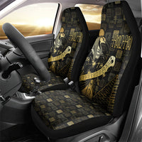 Egyptian God Thoth Car Seat Cover Ancient Mythology Ibis Wisdom Hieroglyphic