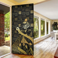 Egyptian God Thoth Door Cover Ancient Mythology Ibis Wisdom Hieroglyphic