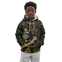 Egyptian God Thoth Kid Hoodie Ancient Mythology Ibis Wisdom Hieroglyphic