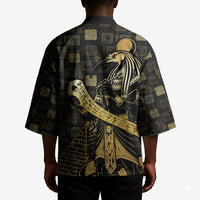Egyptian God Thoth Kimono Ancient Mythology Ibis Wisdom Hieroglyphic