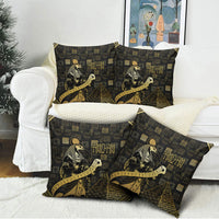 Egyptian God Thoth Pillow Cover Ancient Mythology Ibis Wisdom Hieroglyphic