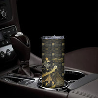 Egyptian God Thoth Skinny Tumbler Ancient Mythology Ibis Wisdom Hieroglyphic