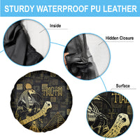 Egyptian God Thoth Spare Tire Cover Ancient Mythology Ibis Wisdom Hieroglyphic