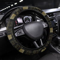 Egyptian God Thoth Steering Wheel Cover Ancient Mythology Ibis Wisdom Hieroglyphic