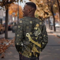 Egyptian God Thoth Sweatshirt Ancient Mythology Ibis Wisdom Hieroglyphic