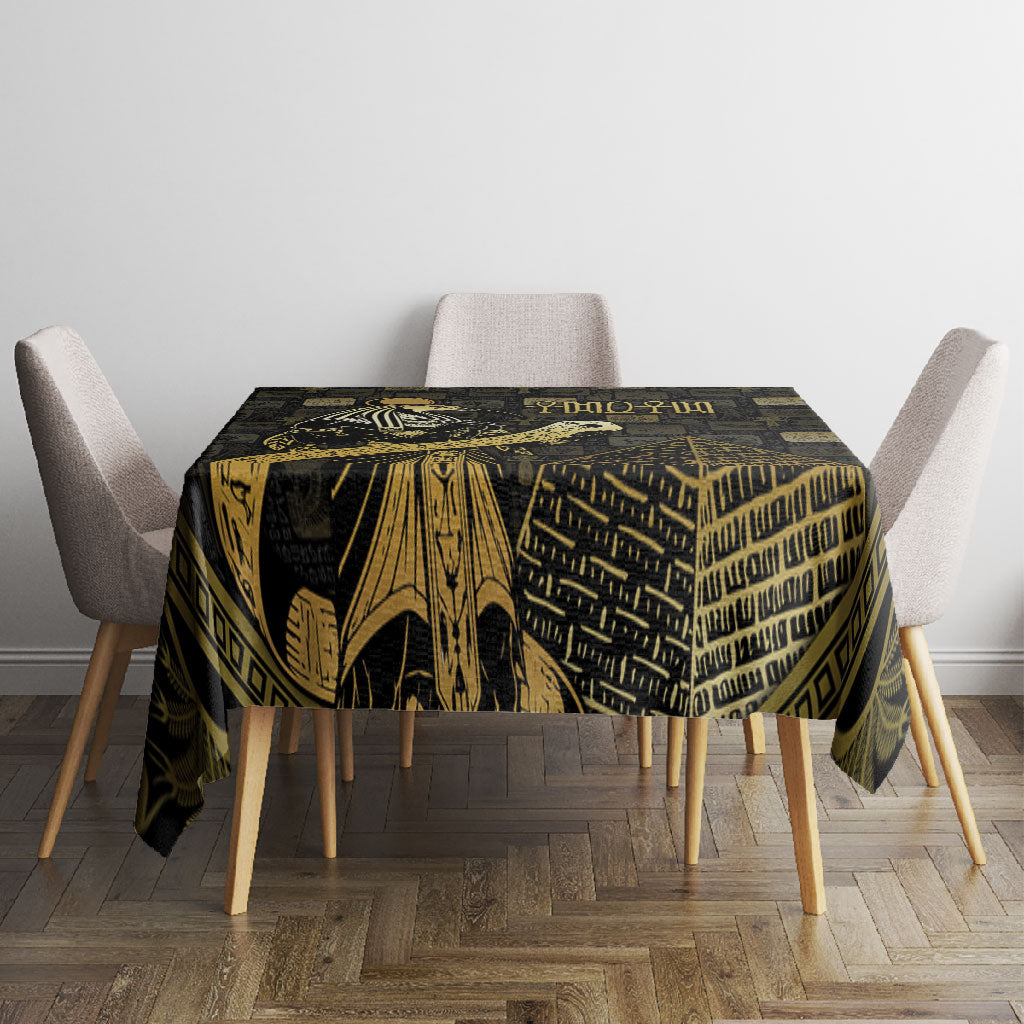 Egyptian God Thoth Tablecloth Ancient Mythology Ibis Wisdom Hieroglyphic