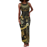 Egyptian God Thoth Tank Maxi Dress Ancient Mythology Ibis Wisdom Hieroglyphic