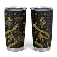 Egyptian God Thoth Tumbler Cup Ancient Mythology Ibis Wisdom Hieroglyphic