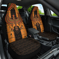 Egyptian God Horus Car Seat Cover Ancient Mythology Falcon Hieroglyphic Patterns