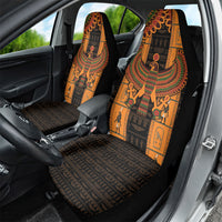 Egyptian God Horus Car Seat Cover Ancient Mythology Falcon Hieroglyphic Patterns