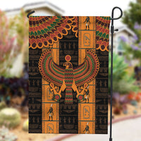 Egyptian God Horus Garden Flag Ancient Mythology Falcon Hieroglyphic Patterns
